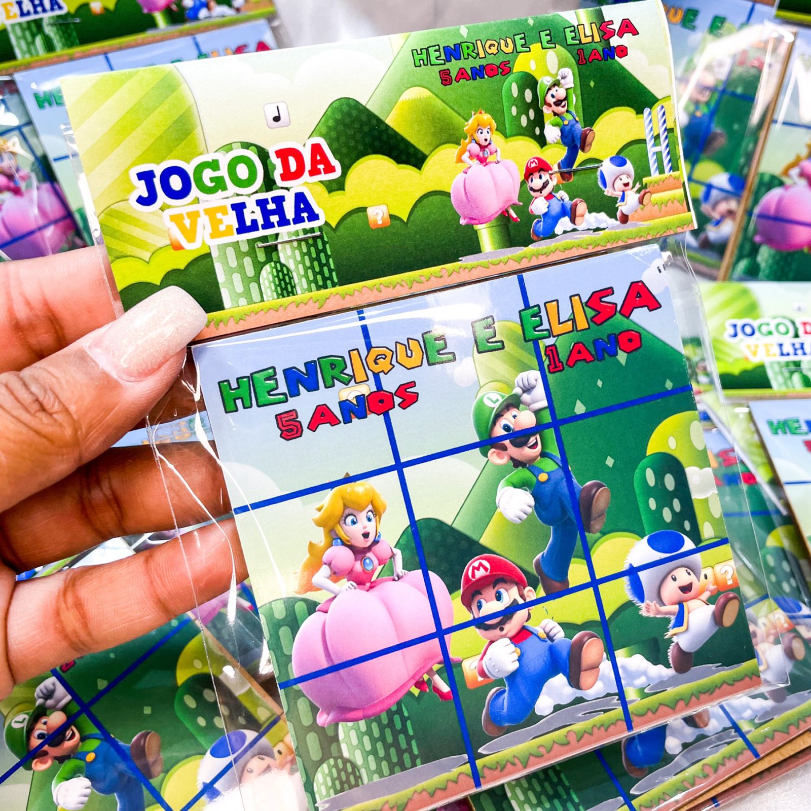60 Jogos Da Velha Mdf Personalizado Lembrancinha Infantil